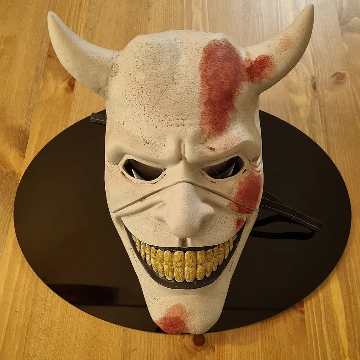 Le Mask Cosplay Graber Le Maschera per telefono Nero Film horror Halloween Maschera Spaventosa Maschera per Costume da Uomo