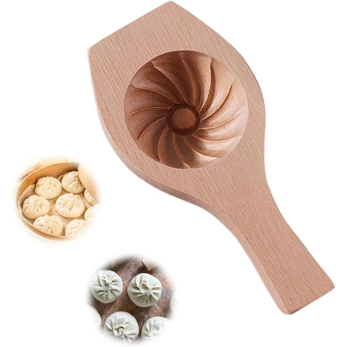 Stampo per panini al vapore fai da te, multifunzione Baozi Maker, pratico stampo per torte pressato a mano in stile cinese per la cottura di Capodanno