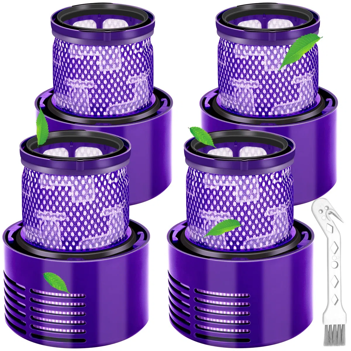 Filtro per Dyson V10 SV12,Filtro Lavabile per Dyson V10 SV12 Aspirapolvere Cyclone Series, V10 Absolute/Animal/Total Clean/Motorhead, Sostituisci # DY-969082-01(4 Packs)