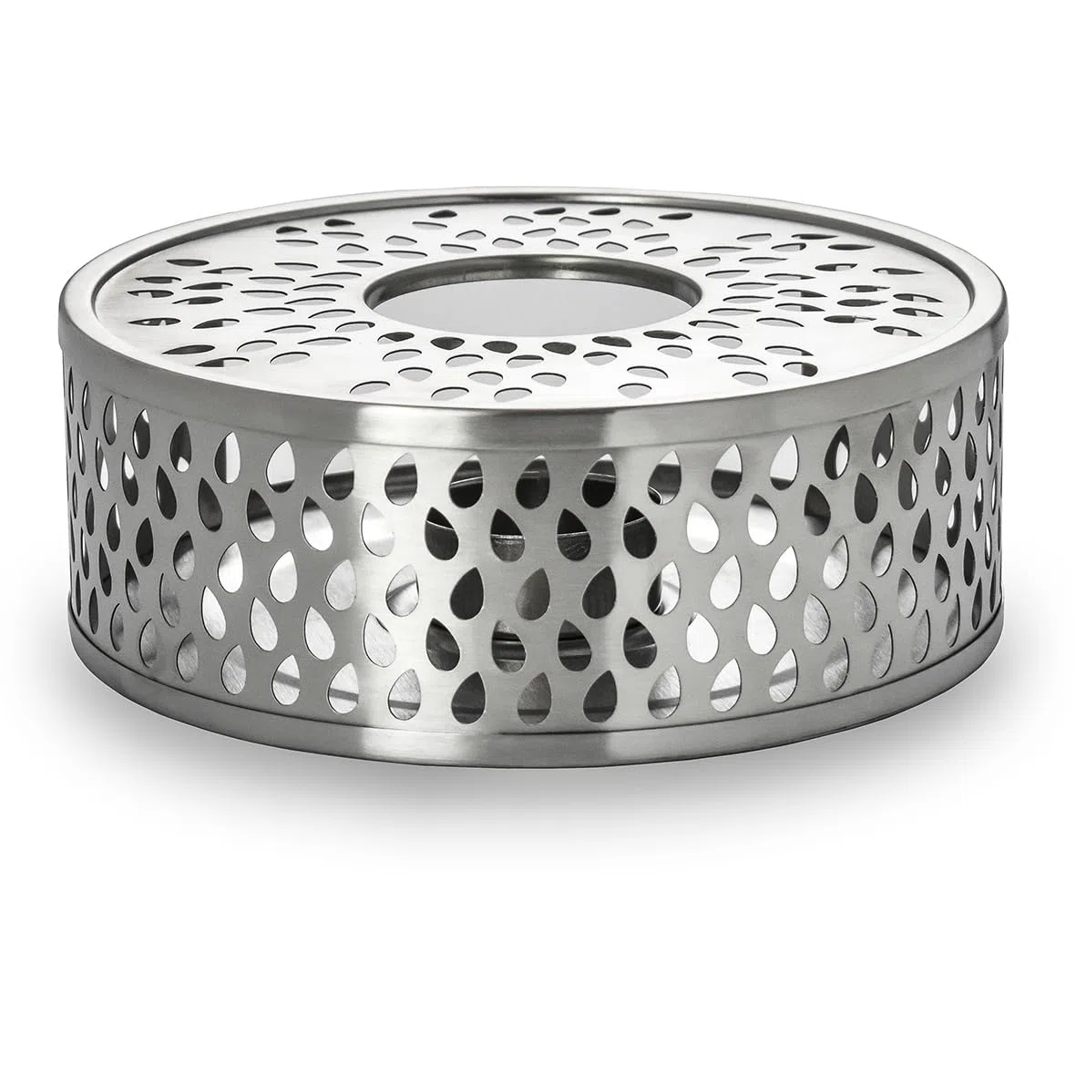 Creano Scaldavivande in Acciaio Inox con Portacandele per Teiere e Tazze Elegante Stabile Non Fa Rumore Adatto a Tutte Le Teiere - Regalo Perfetto Donna Uomo Natale Pasqua