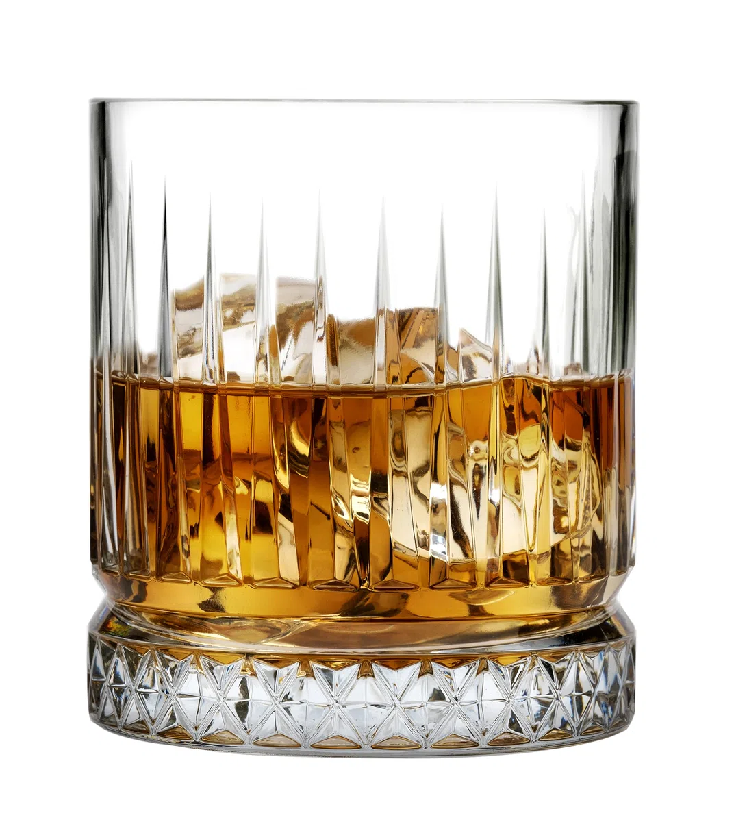 PASABAHCE 5891636 Confezione 4 Bicchieri Whisky Elysia in Vetro, Cl 35.5, Glass