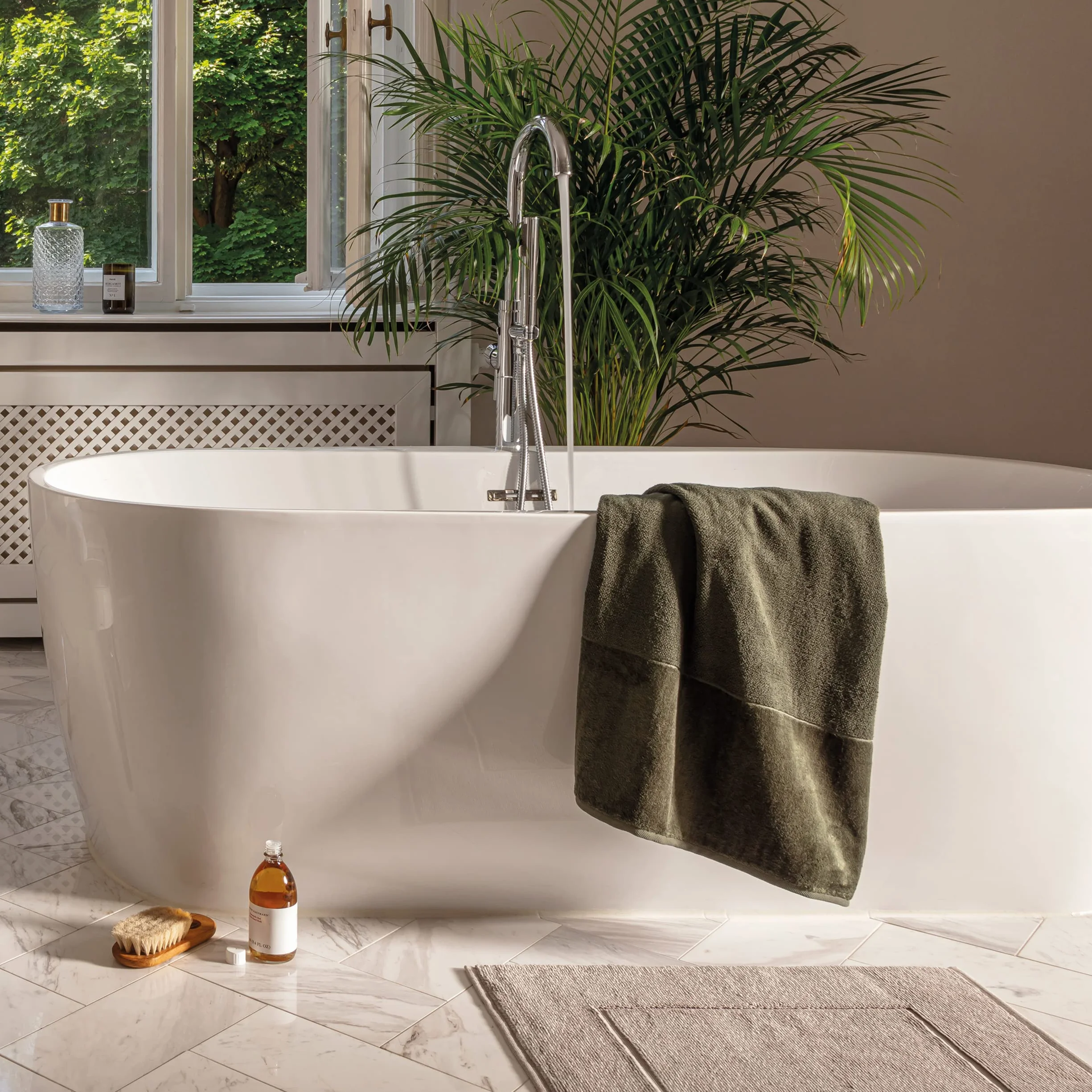 Möve Bamboo Luxe Asciugamano 50 x 100 cm in 60% cotone / 40% viscosa di cellulosa di bambù, zenzero