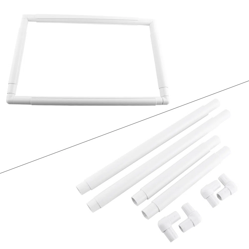 Telaio Ricamo, Cornice Per Clip Da Ricamo, Telaio a Punto Croce Q Snap, Telaio Da Cucito in Plastica Di 4 Dimensioni Per Ricamo, Trapuntatura a Mano, Punto Ago, Pittura Su Seta(43.1*27.9cm)