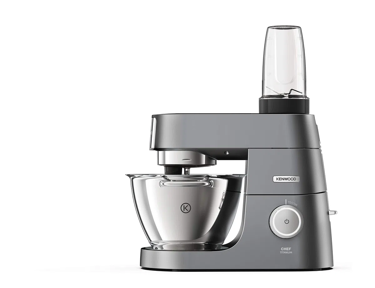 Kenwood KAH740PL Accessorio Frullatore Smoothie-to-go Blend - Xtract per impastatrici Planetarie, frullati nutrienti in modo semplice e veloce, in dotazione 2 bicchieri da 0,6L, lame in acciaio inox