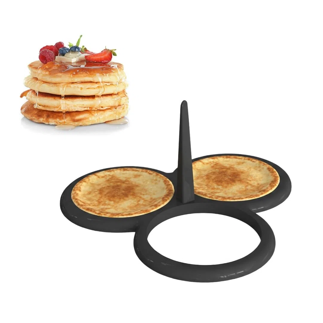 Patisse 19232 - Stampo per blinis, Platino, 27 x 1 cm, Colore: Nero