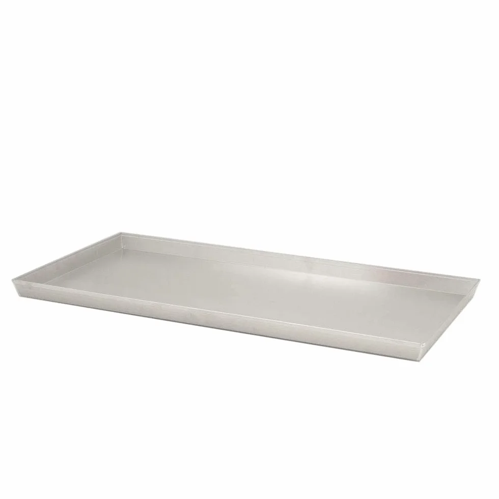 GIEMME Teglia Rettangolare Forno 37x72 cm Alluminio Alimentare Bordo Alto 3 cm Professionale
