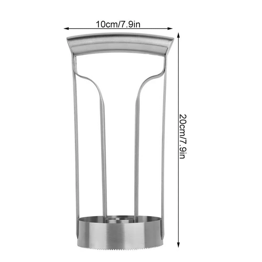Ananas Corer in acciaio inox, aggiornato, rinforzato, più spesso, lama di peeler Premium ananas Cutter Corer frutta affettatrice strumento da cucina