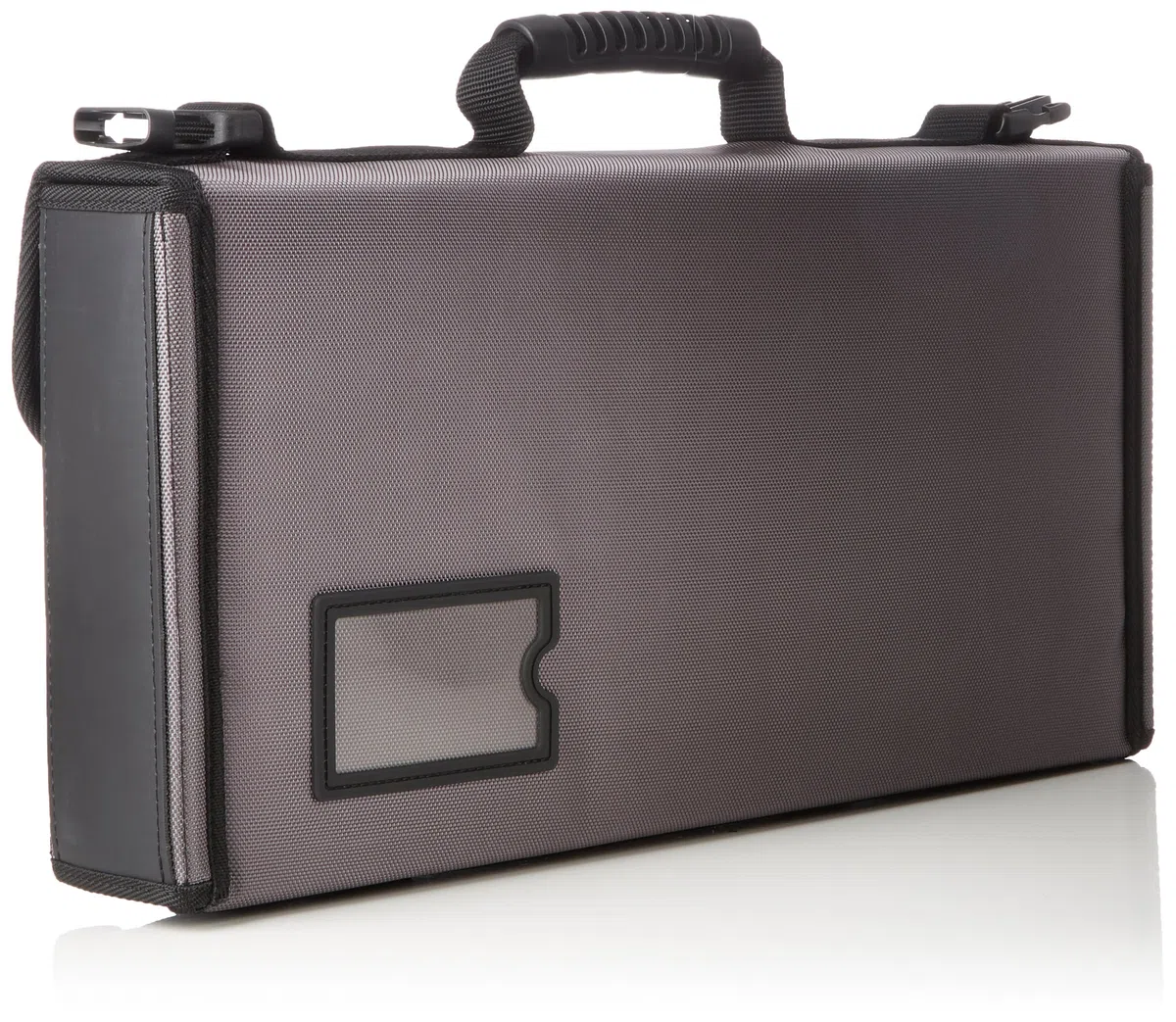 KAI Shun custodia per coltelli Premium grande per 9 coltelli grandi e 8 piccoli, dimensioni aperta 102 x 49 cm, chiusa 50 x 27 x 10 cm - Custodia per coltelli da chef
