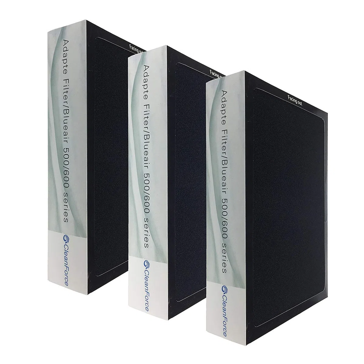 BLUEAIR Filtro sostitutivo originale SmokeStop della serie Classic 500/600 - compatibile con i purificatori d'aria Classic 503, 505, 603, 650E, 550E, 680i, 605 (pacchetto da 3)
