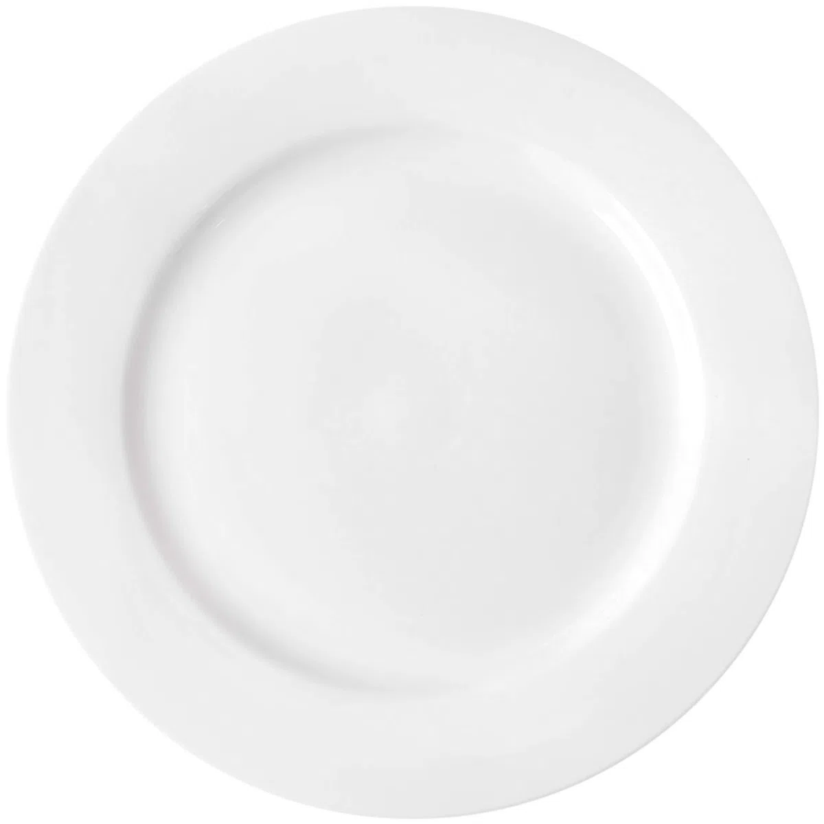 Foraineam 12 pezzi 20,3 cm rotondi in porcellana piatti da insalata piatti da dessert set bianco stoviglie piatti da portata