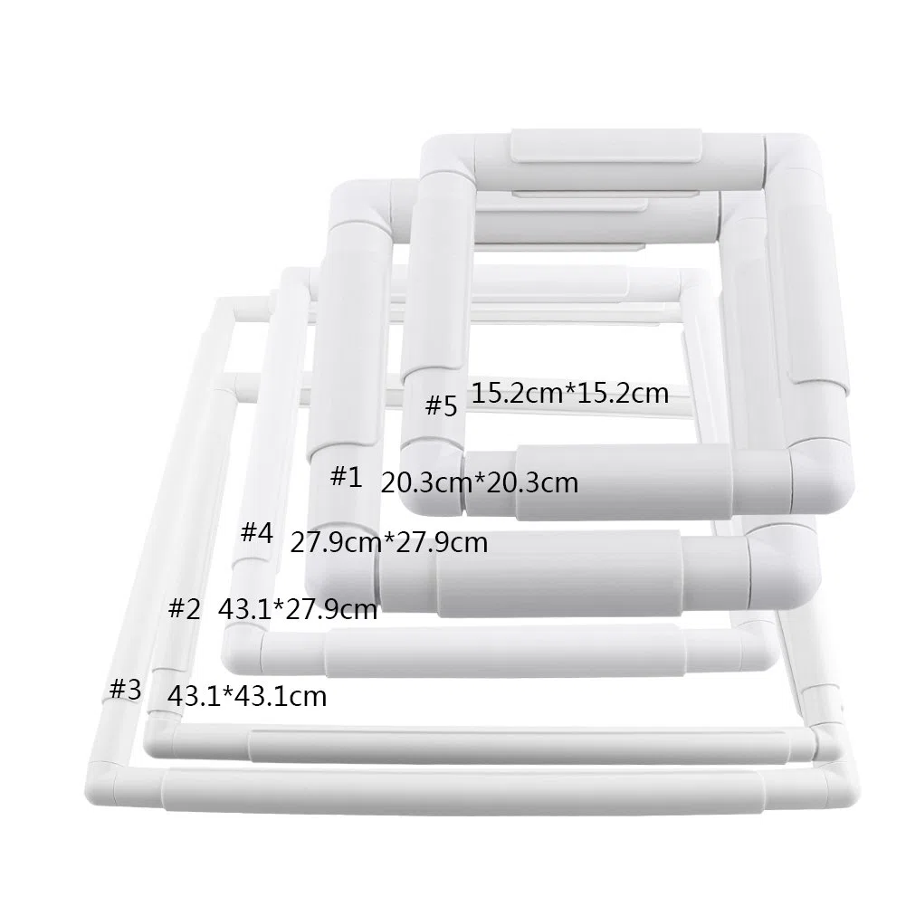 Telaio Ricamo, Cornice Per Clip Da Ricamo, Telaio a Punto Croce Q Snap, Telaio Da Cucito in Plastica Di 4 Dimensioni Per Ricamo, Trapuntatura a Mano, Punto Ago, Pittura Su Seta(43.1*27.9cm)