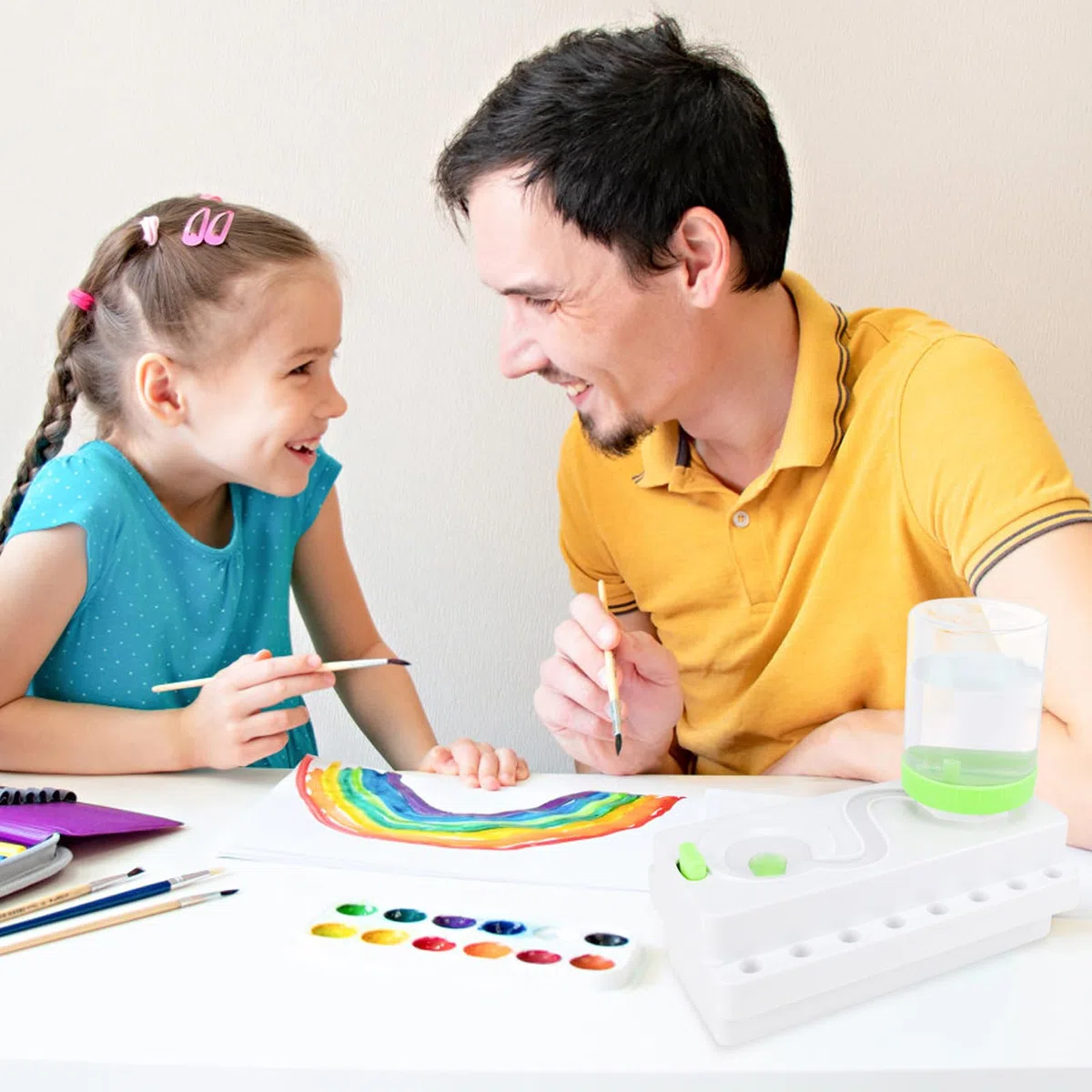 Detergente per Pennelli Multifunzione - per Acrilico, Olio, Acquerello - Spazzola per Il Trucco e Pittura