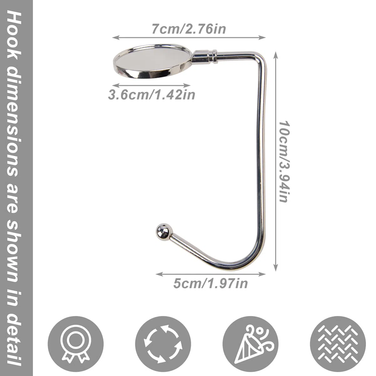 KEYIDO 4 Pezzi Ganci per Calze di Natale per Camino Appendi Calze Natalizie Argento Metallo Decorazione Supporti per Calza Antiscivolo Supporto Porta Appendi Calze Camino Decorazioni