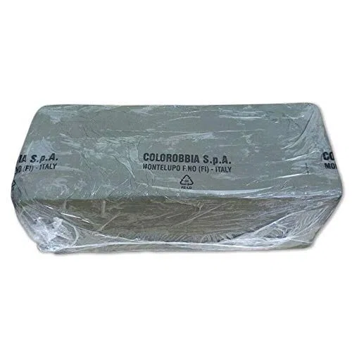 Argilla Modellabile Rossa Colorobbia Creta Blocco Maiolica Panetto da 25 kG(1PZ)