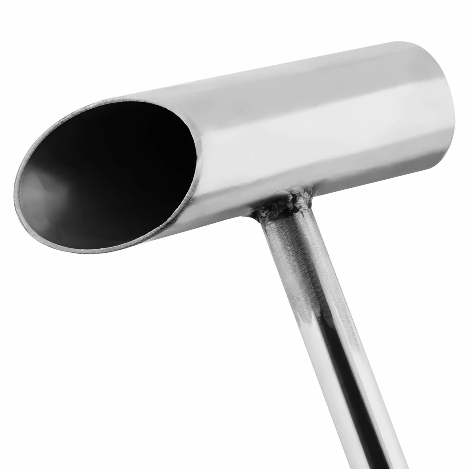 FTVOGUE Cucchiaio di Misurazione in Acciaio Inossidabile per Macchina per Zucchero Filato 29 cm Argento