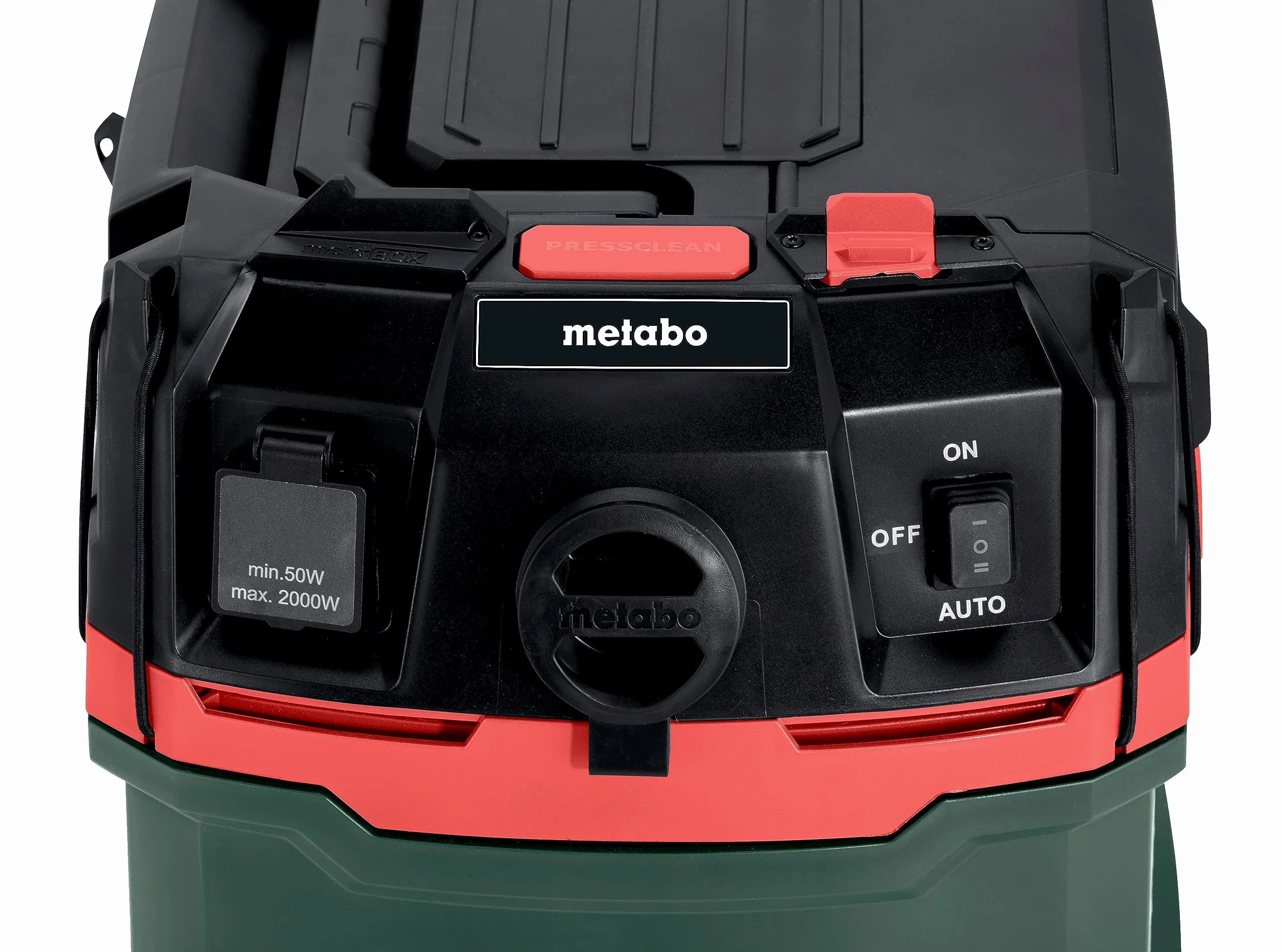metabo aspiratore universale ASA 20 L PC – 1200 W, serbatoio da 20 litri, classe polveri L – Aspiratore a umido/secco con pulizia del filtro integrata, presa per elettroutensili, funzione antistatica