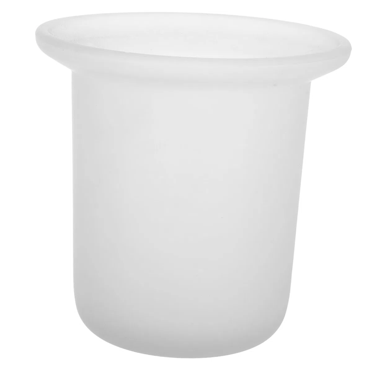 Vaso Wc in Vetro Opaco da Parete, Porta Scopino per Wc Multifunzionale Supporto Antiscivolo per Bagni di Casa e Luoghi Pubblici