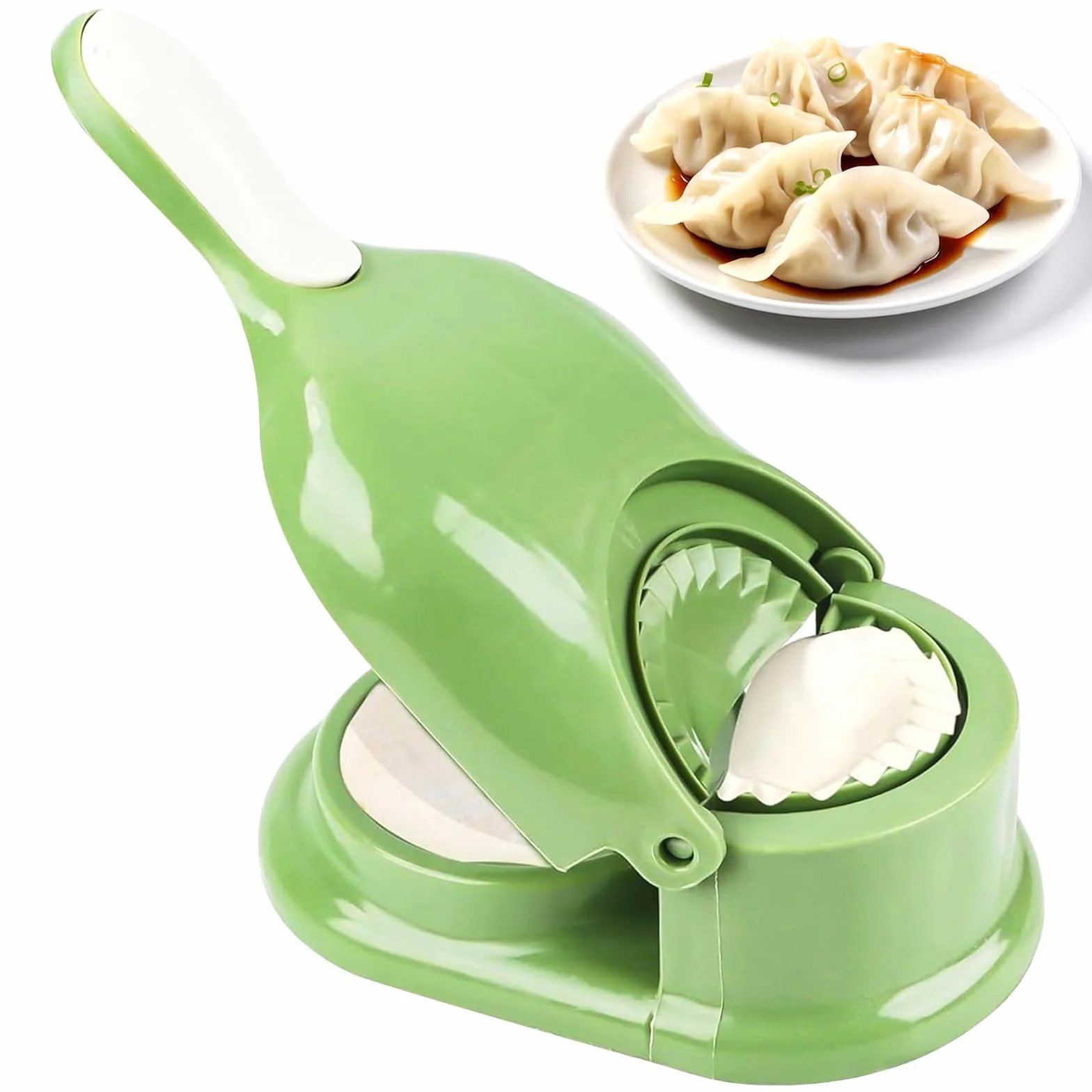 Dumpling Maker, Macchina per Gnocchi 2 in 1, Stampo Per Gnocchi, Formatore per Gnocchi fai da te, Artefatto per la Produzione di Gnocchi, per Cucine, Ristoranti, Scuole, Alberghi