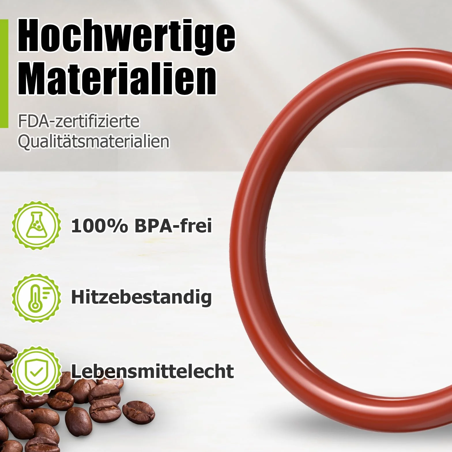 Ancable Set di 40 guarnizioni O-ring con spazzole per la pulizia, kit di manutenzione, anello di tenuta compatibile con macchine da caffè automatiche DeLonghi ESAM/ECAM/ETAM, per unità di erogazione