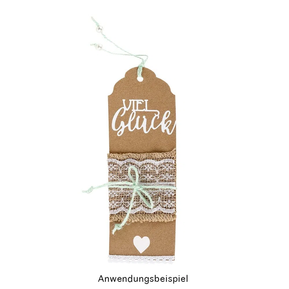 Fustellatrice per etichetti regalo in 3 diverse dimensioni | Perforatrice etichetta regalo per carta | Punzone per creare etichette regalo, cartolini d'auguri, inviti, scrapbooking ecc.