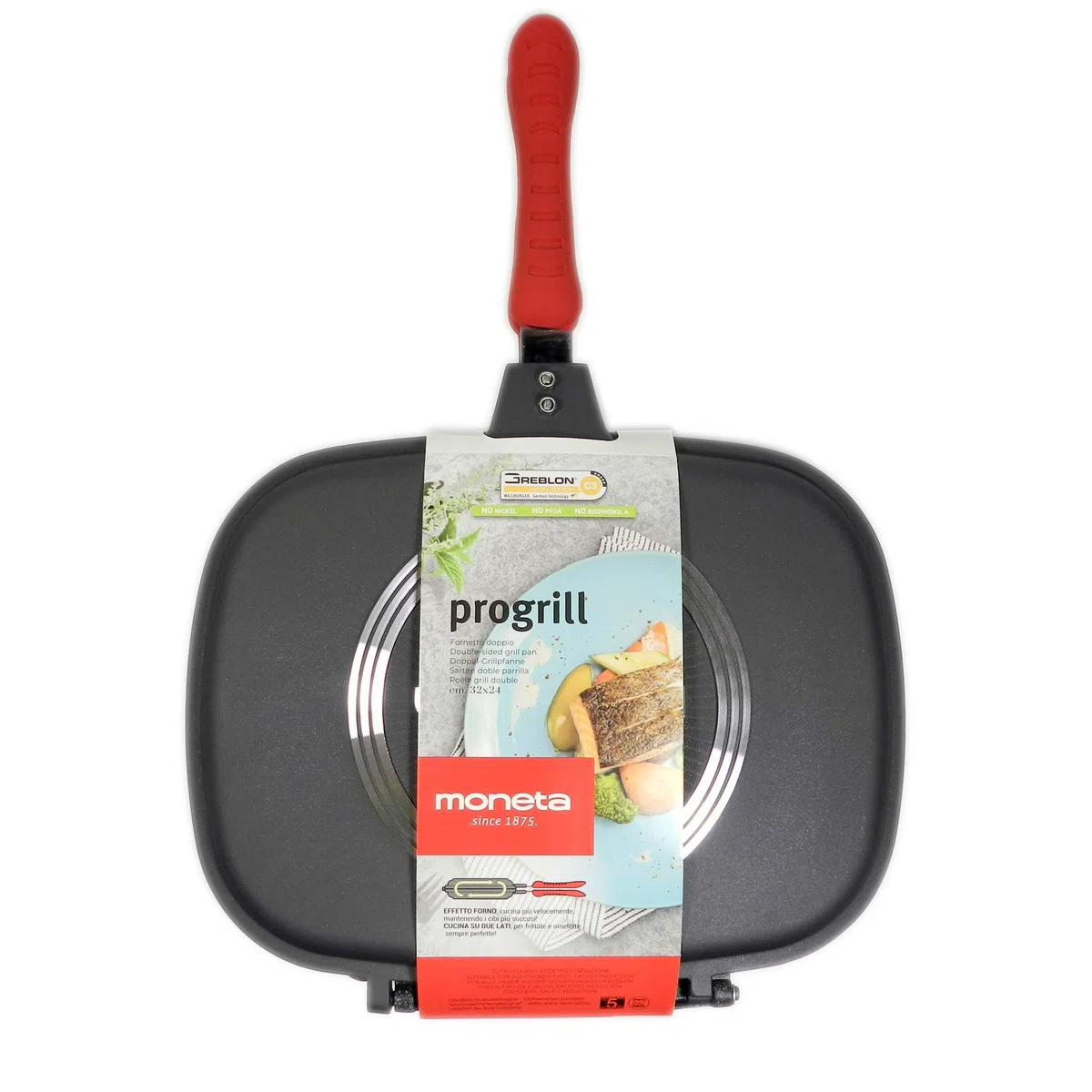 Moneta Fornetto doppio 32x24cm Pro Grill