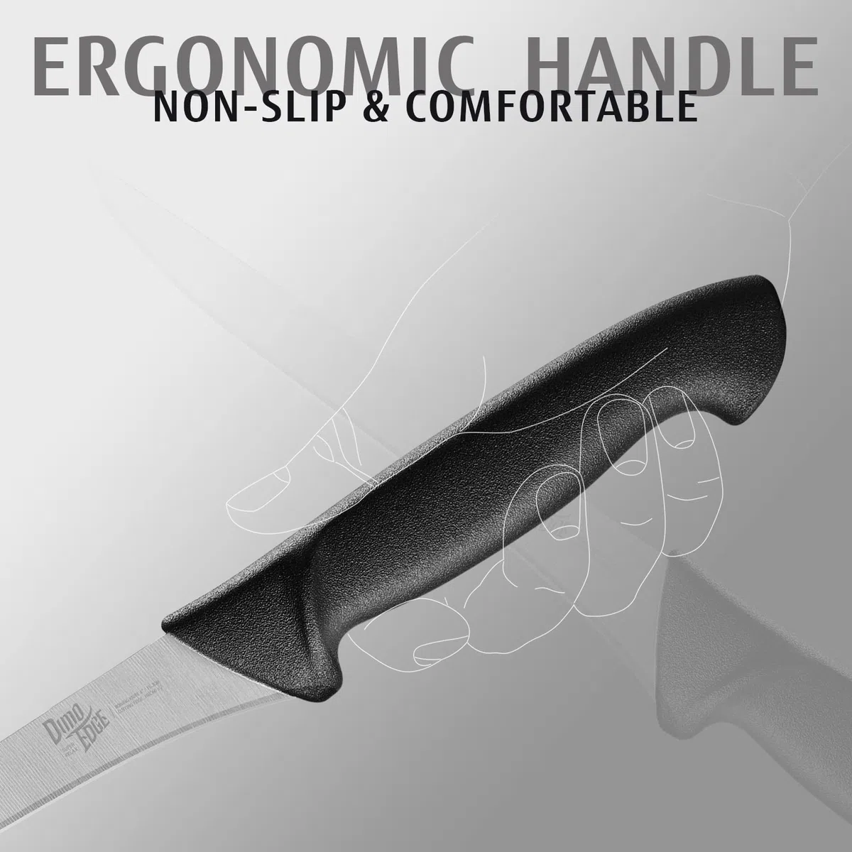 Dimoedge Coltello per Sfilettare Pesce, Coltello Disosso Super Affilato, Coltelli da Cucina Professionale, Lama Acciaio Inossidabile 15 cm