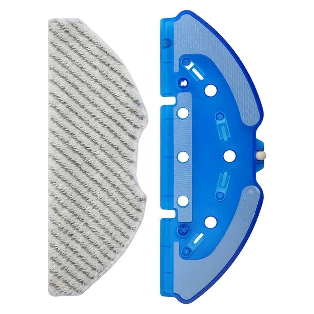 Panno per mocio RR8587WH e per X-PLORER 75 S+ Robot Aspirapolvere in Microfibra di Plastica Parte di Ricambio Efficiente Accessorio per Pulire Nero