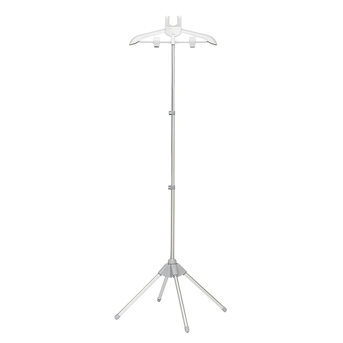 Generico Supporto Stiratura Verticale - Pieghevole Piastra A Vapore Telescopica per Indumenti - Portatile Indumento Steamer Rack con Rotazione A 360° per Ferro Vapore