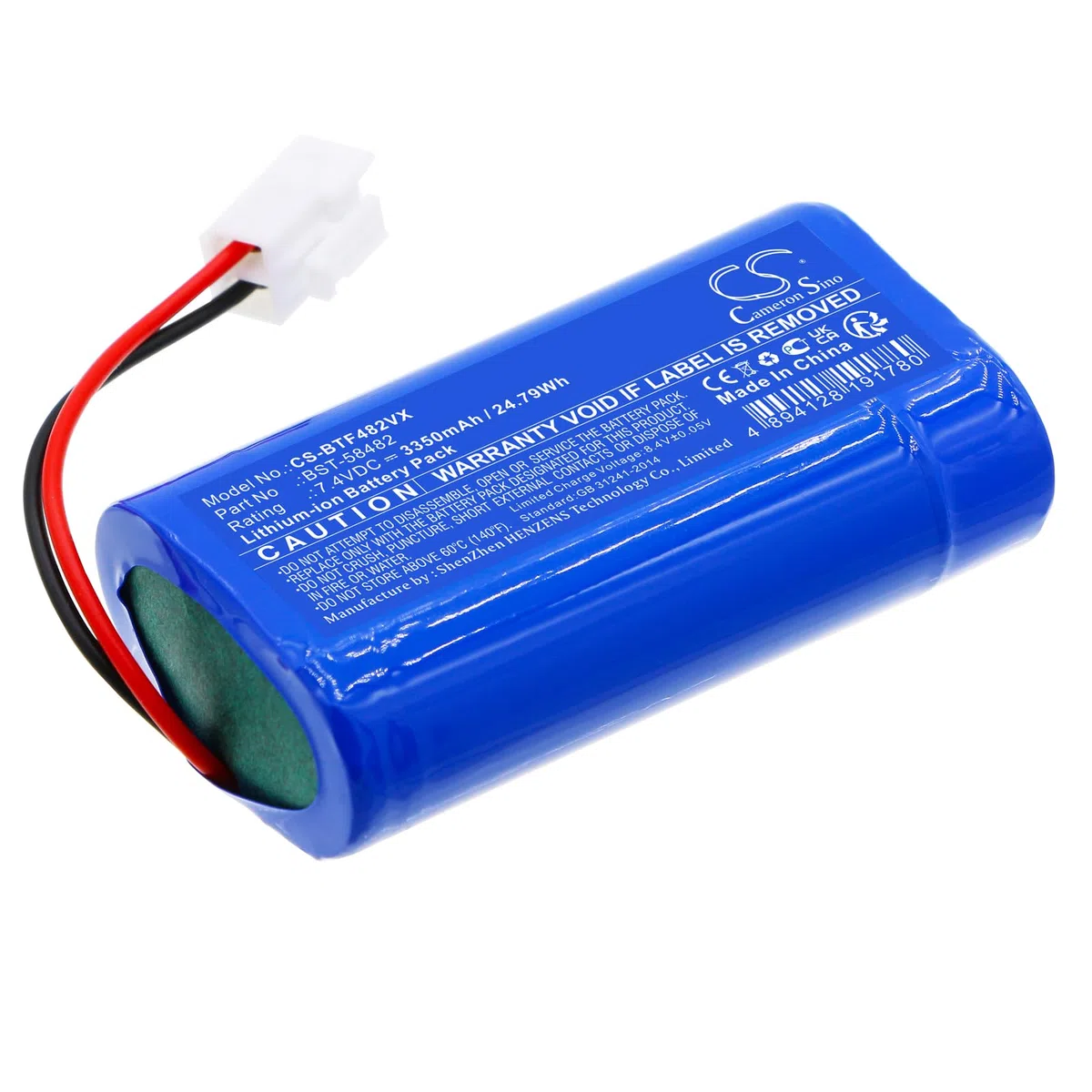 TECHTEK Batteria 3350mAh compatibile con [Bestway] Aquatronix, Flowclear, per [Kokido] Vektro Z200 sostituisce BST-58482
