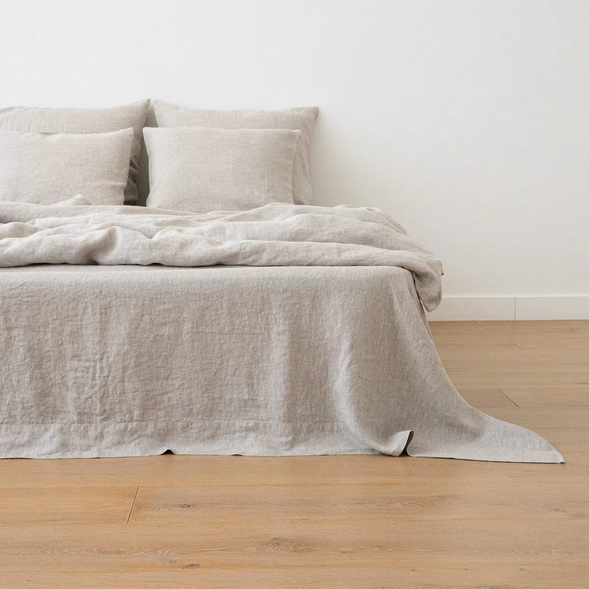 LinenMe Federa in Lino – 2 pezzi - 50 x 80 cm in 100% puro lino lavato naturale – Biancheria da letto in lino traspirante, termoregolatore, ipoallergenico, morbido e resistente - Naturale