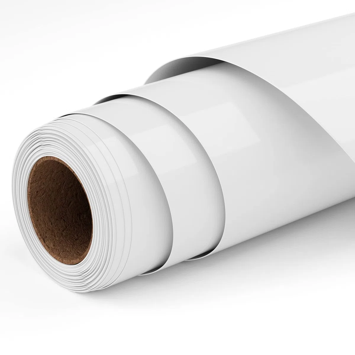 vinile termoadesivo per tessuti bianco, 30,5 cm x 244 cm termovinile per tessuti HTV PU Pellicola flessibile per T-Shirt, facile da tagliare flessibile in vinile a trasferimento termico