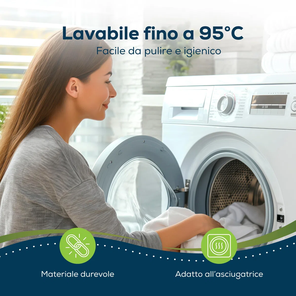 Sensalou Federa Impermeabile 40x80 cm – Set da 2 - Protezione Antiacaro e Antisudore – Copricuscino Traspirante e Silenzioso – Lavabile in Lavatrice – Morbida e Durevole per Letto e Hotel