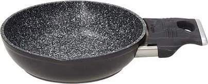 Tognana EGG PAN CM 16 SPHERA SPHERA, 5.3 litri, Antiaderente, Padella per uova da 16 cm a forma sferica, Nero