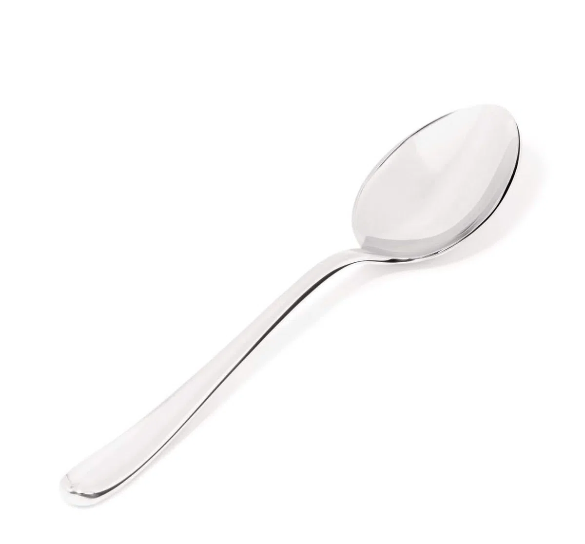 Alessi LCD01/4 Caccia Cucchiaio da Dessert in Acciaio Lucido, Set da 6