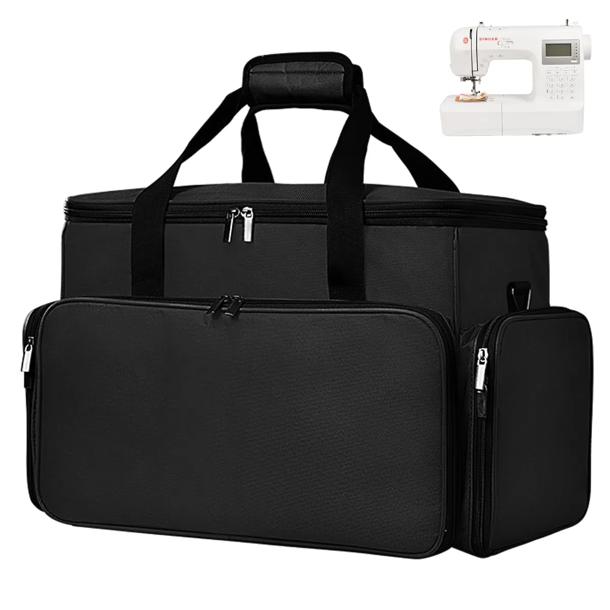 Borsa Per Macchina Da Cucire, Borse Da Trasporto Macchine Da Cucire, Custodia Per Macchina Da Cucire, Copri Macchina Per Cucire Per Accessori Per Cucire, Nero