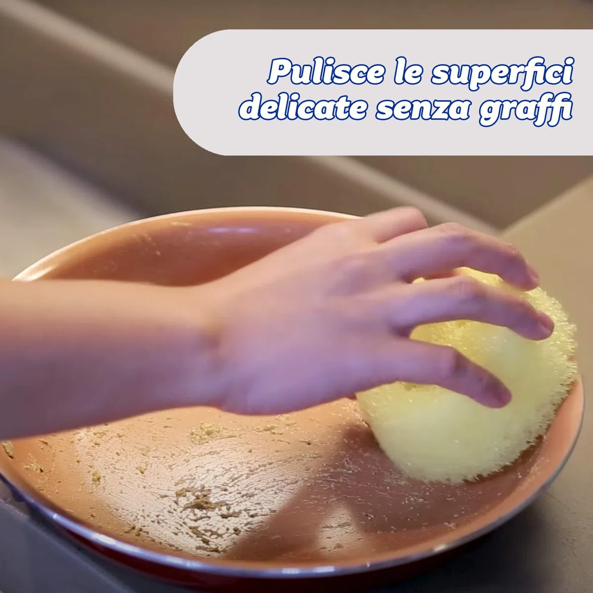Scrub Daddy Originale Spugna Piatti Lavabile, Spugne Cucina e Bagno, Non Graffia Prodotti per la Pulizia della Casa, Design Morbido e Compatto FlexTexture, Lavabile in Lavastoviglie, Gialli 2 Pz