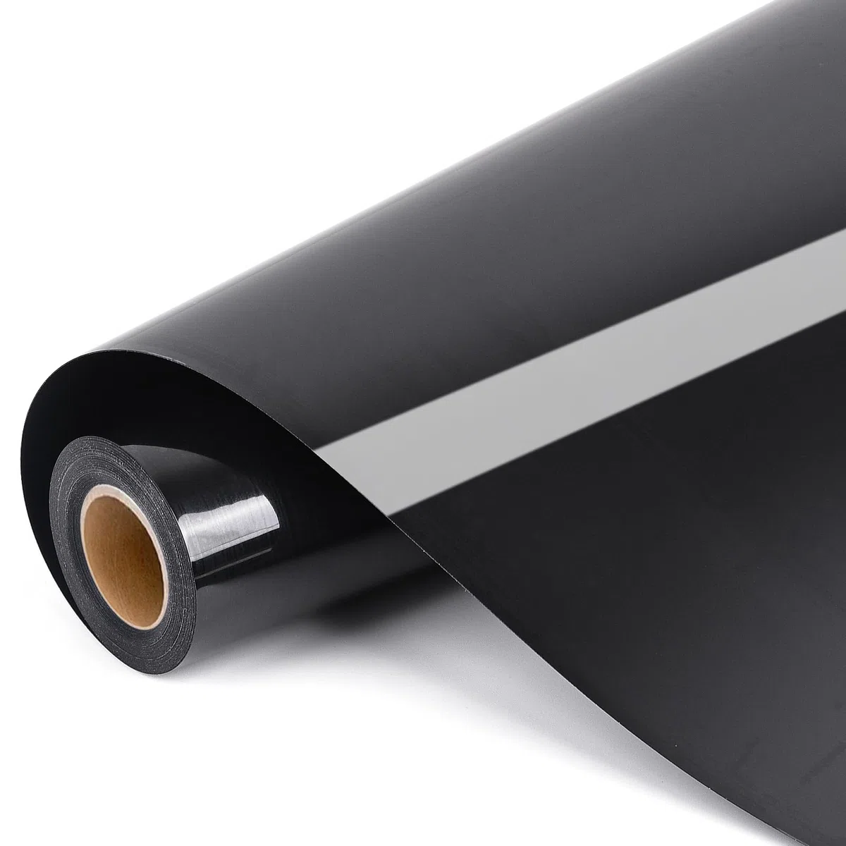 IModeur Pellicola in Tessuto Nero per Plotter - 30,5 x 400 cm Flexfolie per Cricut Maker, Silhouette Cameo - Pellicola Tessile per Vestiti, Cappelli, Pantaloni e Altri
