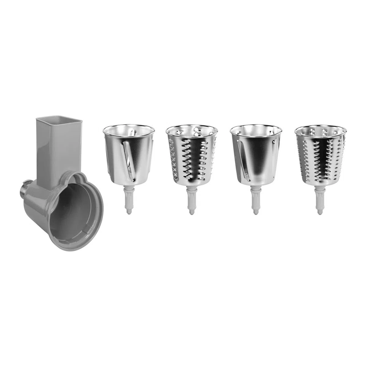 Smeg, Tritaverdure SMSG01 per Impastatrice, 4 Cilindri in Acciaio Inox, Sistema di Blocco/Sblocco, Presa di Sicurezza, Compatibile con Impastatrice Planetaria Smeg SMF01/02/03/13, 0.980 kg