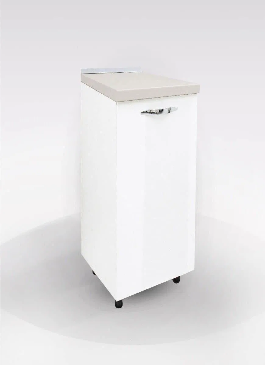 My Brand Germanvox Cucina Componibile, base, pensile, mobile lavello e incasso forno e piano cottura, colapiatti Bianco lucido (BASE 30 CM)