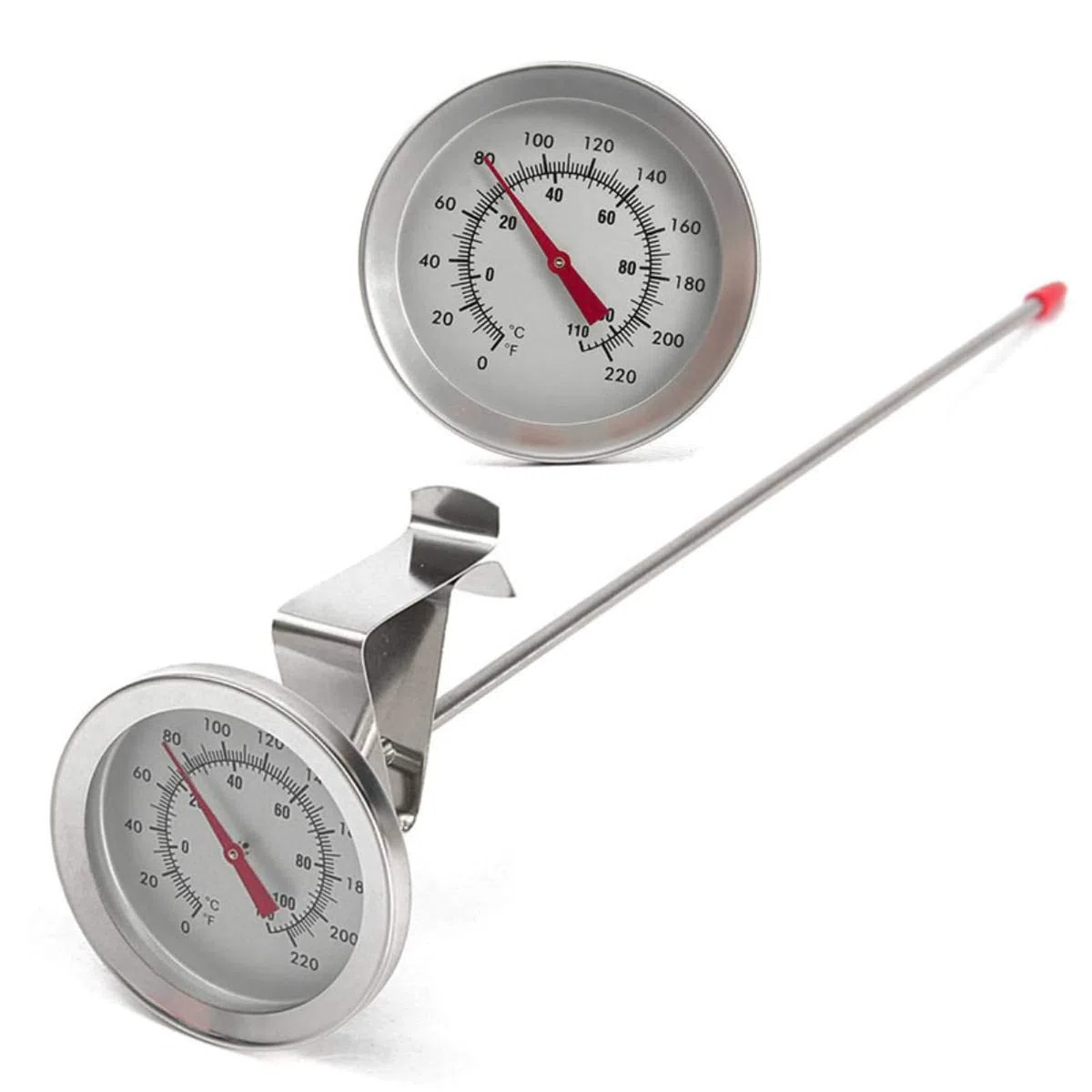 Termometro Digitale Kettle Clip su Quadrante Birra fatta in casa Vino Termometri Acciaio Inossidabile Display LCD Sonda Temperatura Yogurt con Latte Caldo Utensili da Termometri