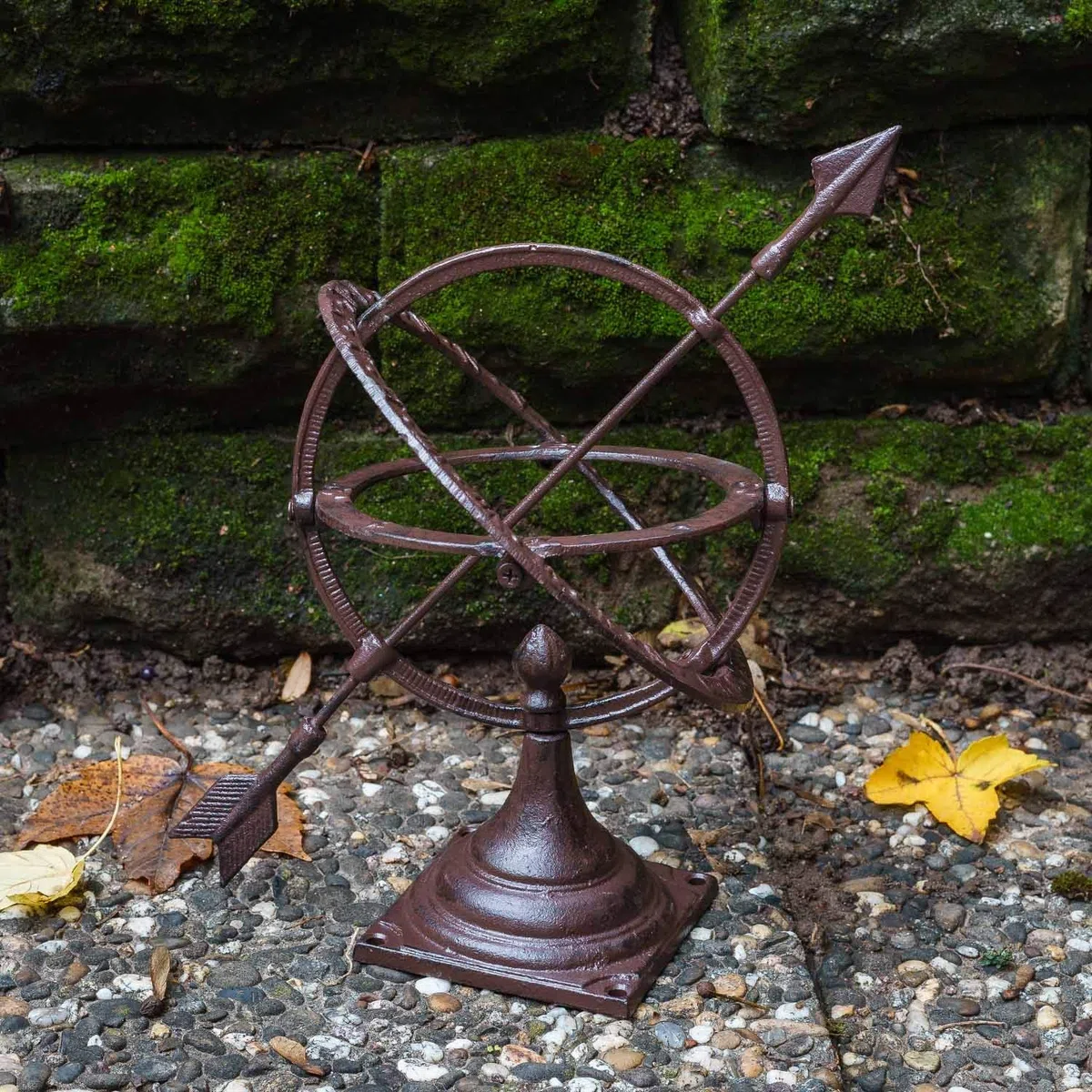 aubaho Meridiana Decorazione da Giardino in Ferro 30 Centimetri Stile Nostalgia Antico