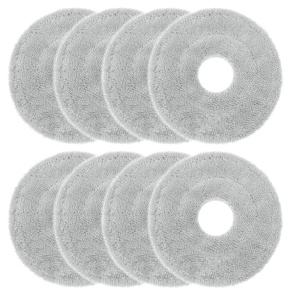 Set Mocio Panni di Ricambio per Aspirapolvere Dreame L10 Ultra/ L10S Pro/ L10S Ultra/ L10S Pro Ultra Heat/ L10 Prime/ L20 L30 L40 L50 X30 X40 X50 Ultra/ Mova E30 V50 Ultra P10 P50 Pro Ultra (8 Panni)