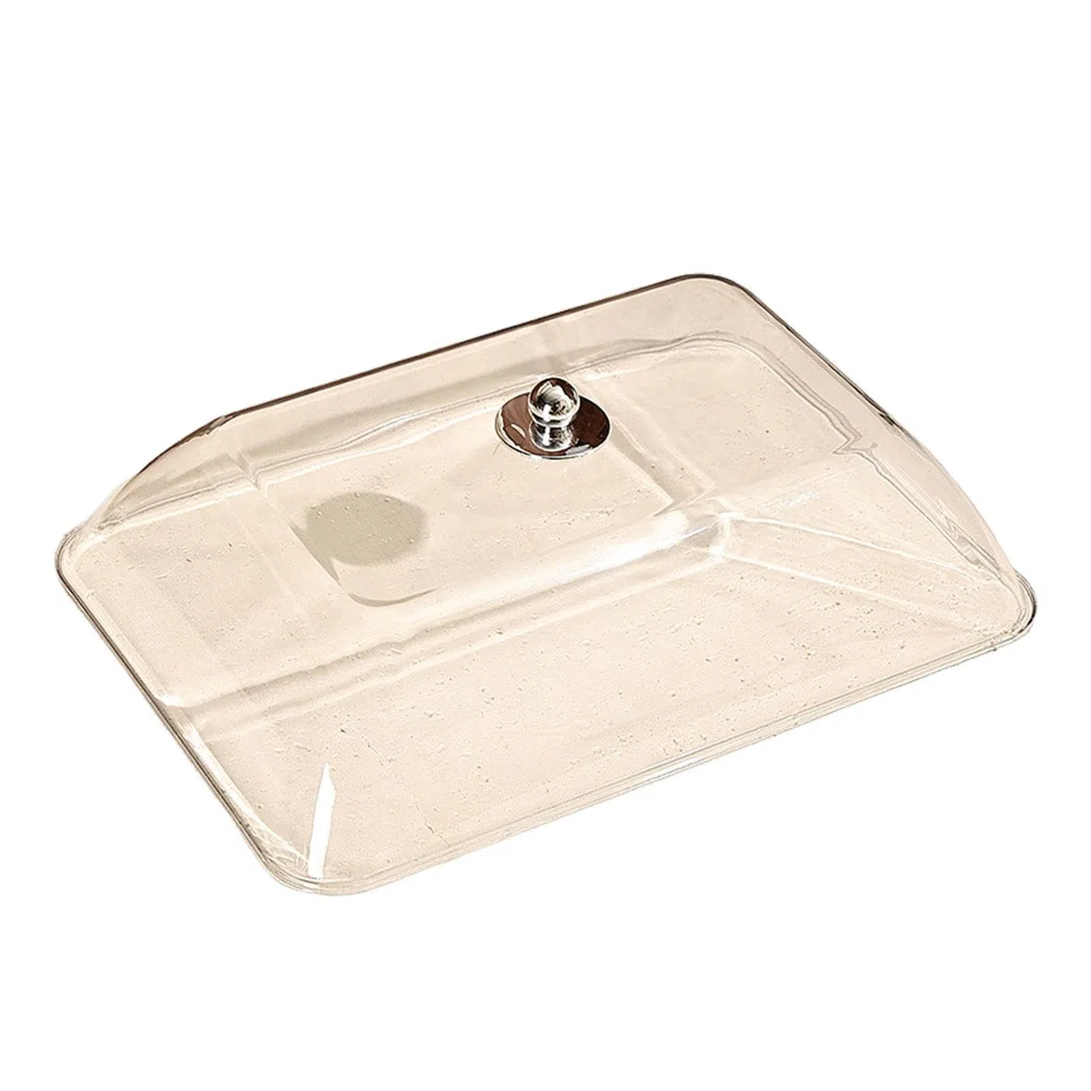 Generic Copertura per Torta a Cupola, Copertura per Alimenti Antipolvere, Porta Torta con Coperchio, Vassoio da Portata Multiuso per Espositore Dolci, Copritorta per Raduni, Picnic, Casa, L