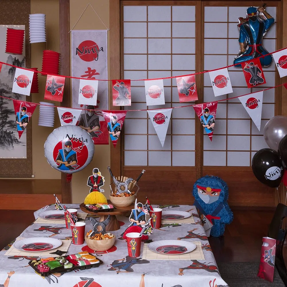 Boland - Pinata Ninja, gioco per feste, decorazione da appendere, decorazione per compleanno, festa a tema e carnevale