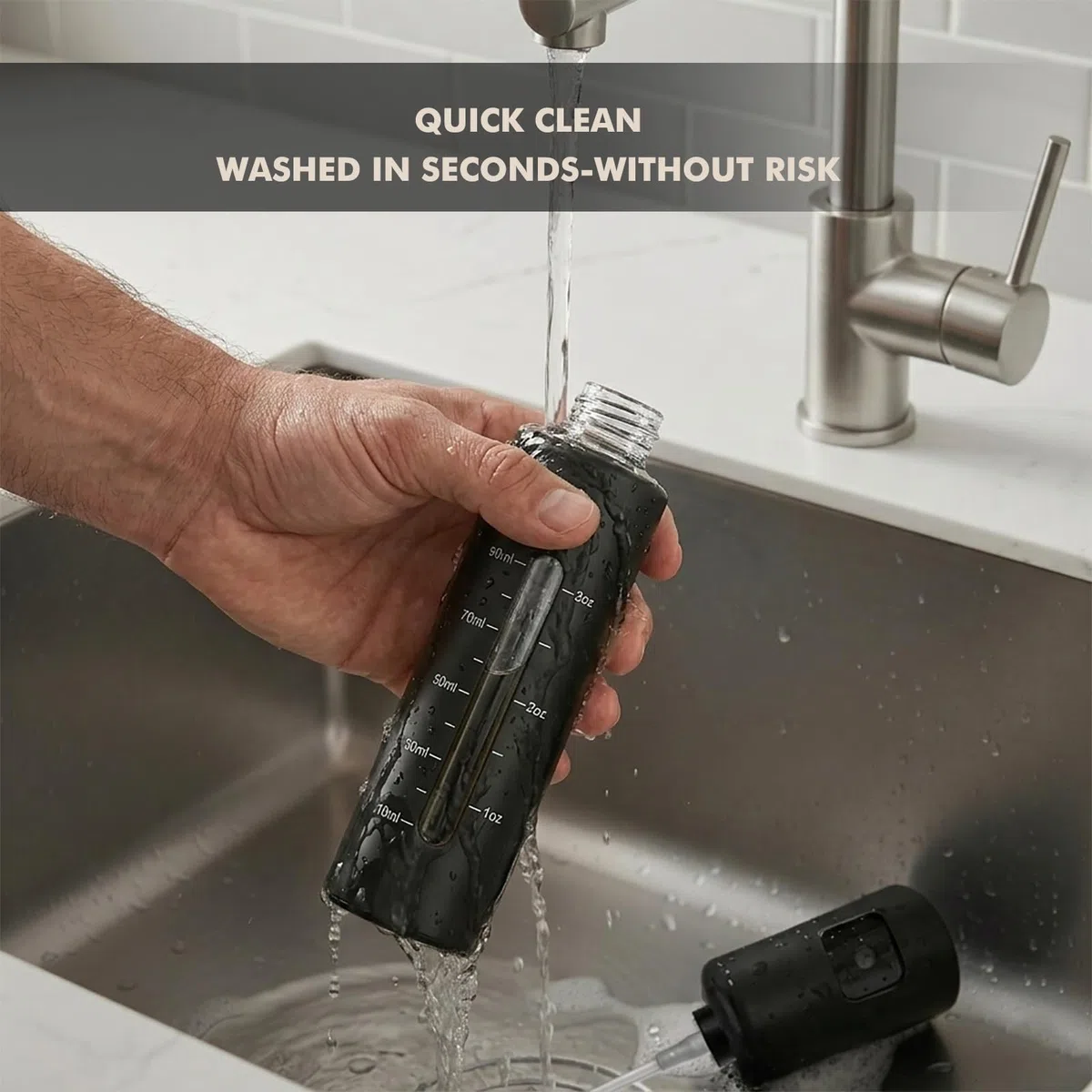 Nebulizzatore per Olio in Acciaio Inox con Protezione UV – Per una Cucina Sana Spruzzatore pratico per un dosaggio preciso | Ideale per friggitrice ad aria (Airfryer), barbecue e insalate.