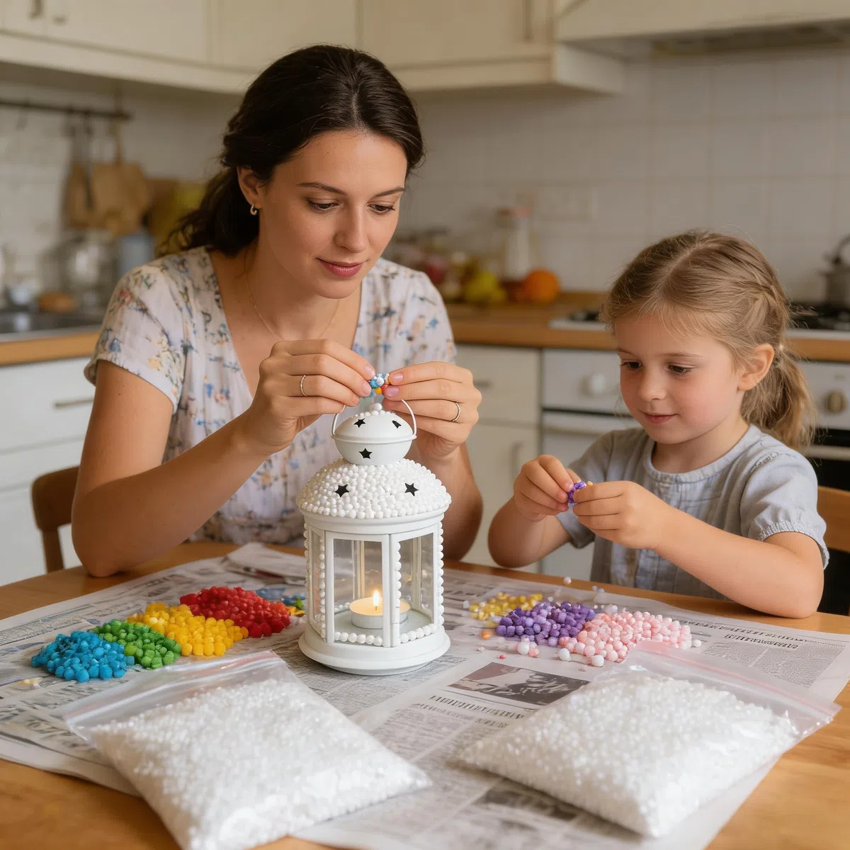 2 palline di schiuma di polistirolo per forniture fai da te e slime, palline di schiuma del mestiere 2,5-3,5 mm per bambini fai da te arti artigianali, matrimoni e decorazioni per feste