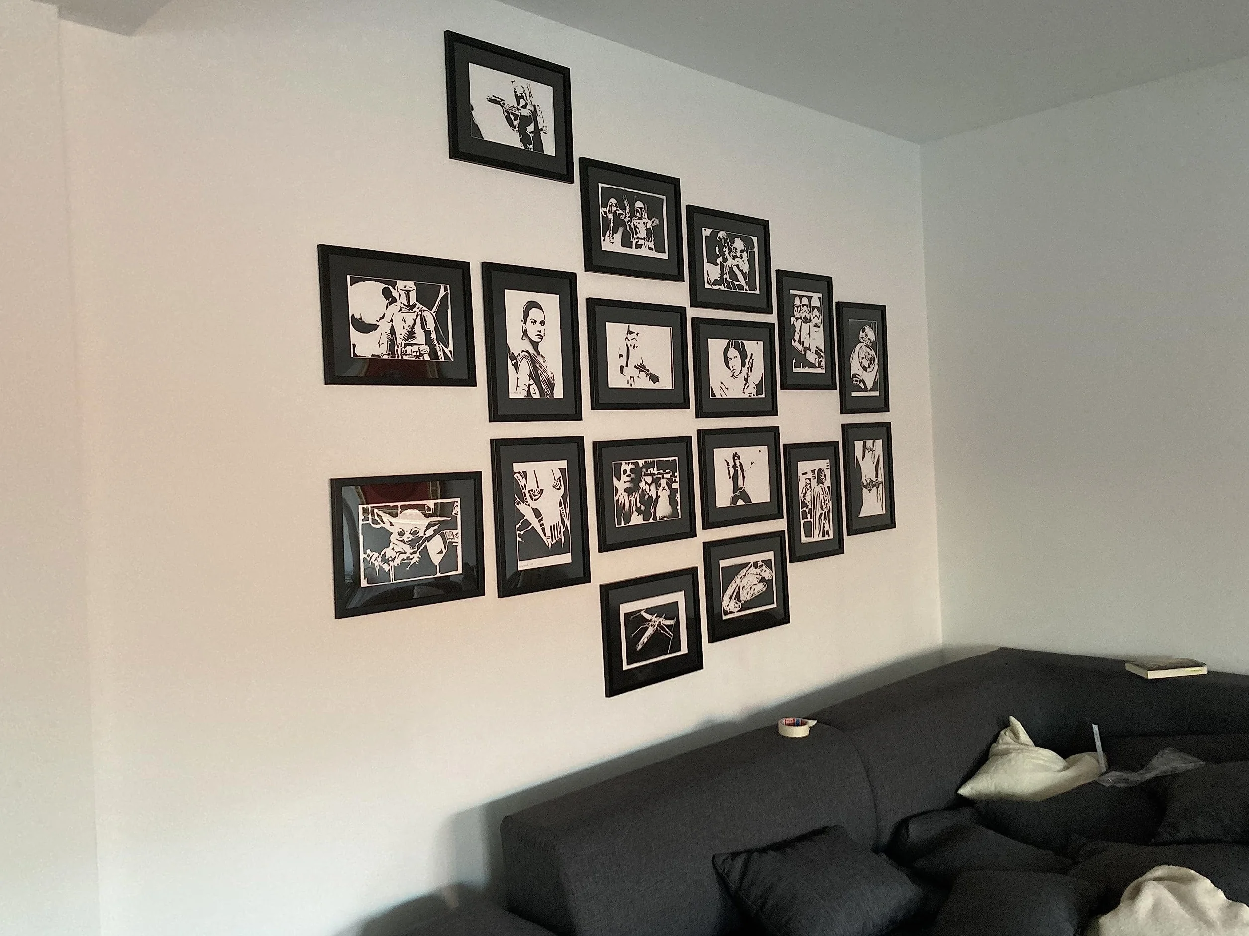 Autentici Graffiti Fatti a Mano Oasis Handmade Poster Musica Liam e Noel Quadro Moderno Soggiorno Decorazione Parete Regalo Uomo e Donna