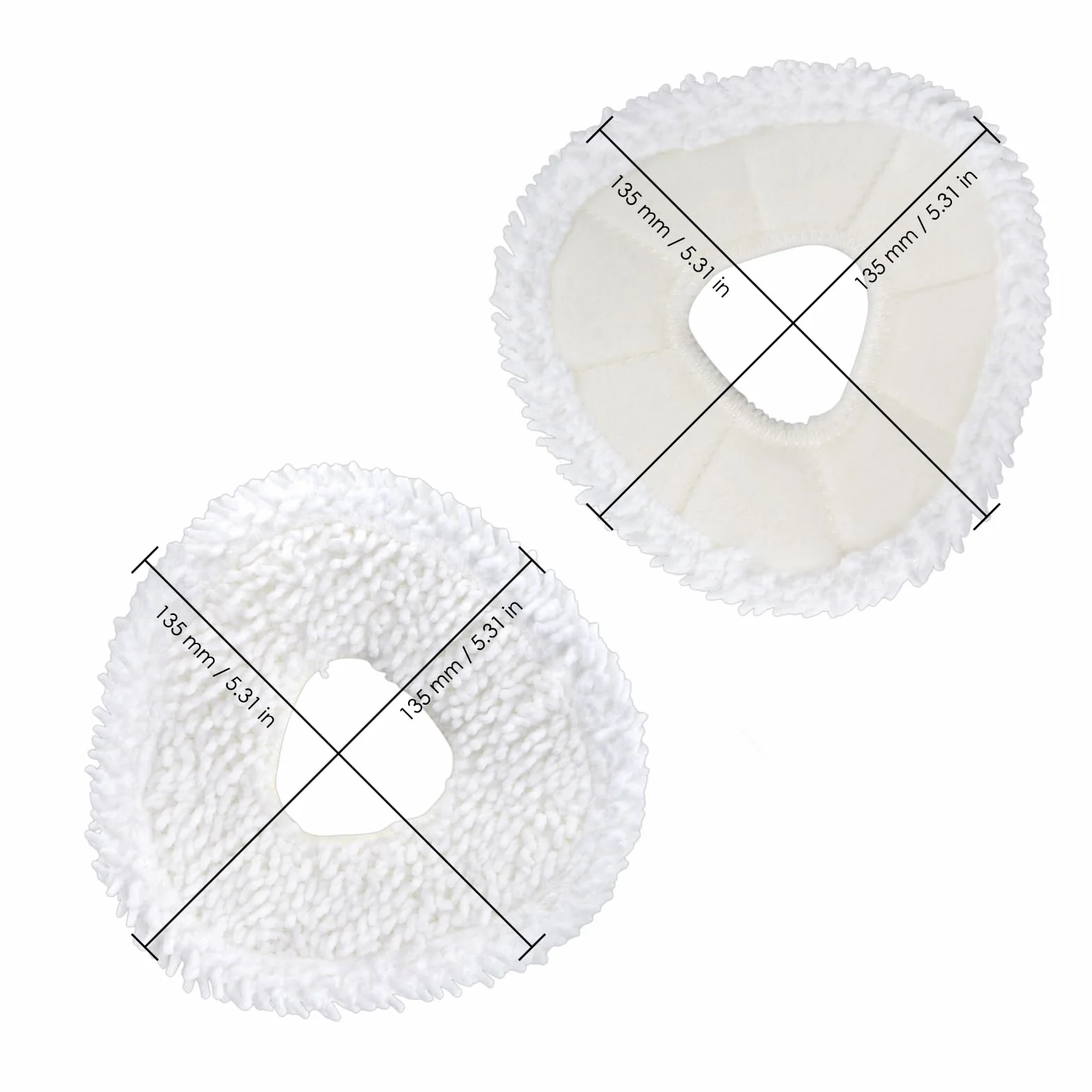 Confezione da 6 panni lavabili e riutilizzabili per Narwal Freo Z Ultra/Freo X Ultra/Freo X Plus/Freo, resistenti e antimacchia, in microfibra di alta qualità