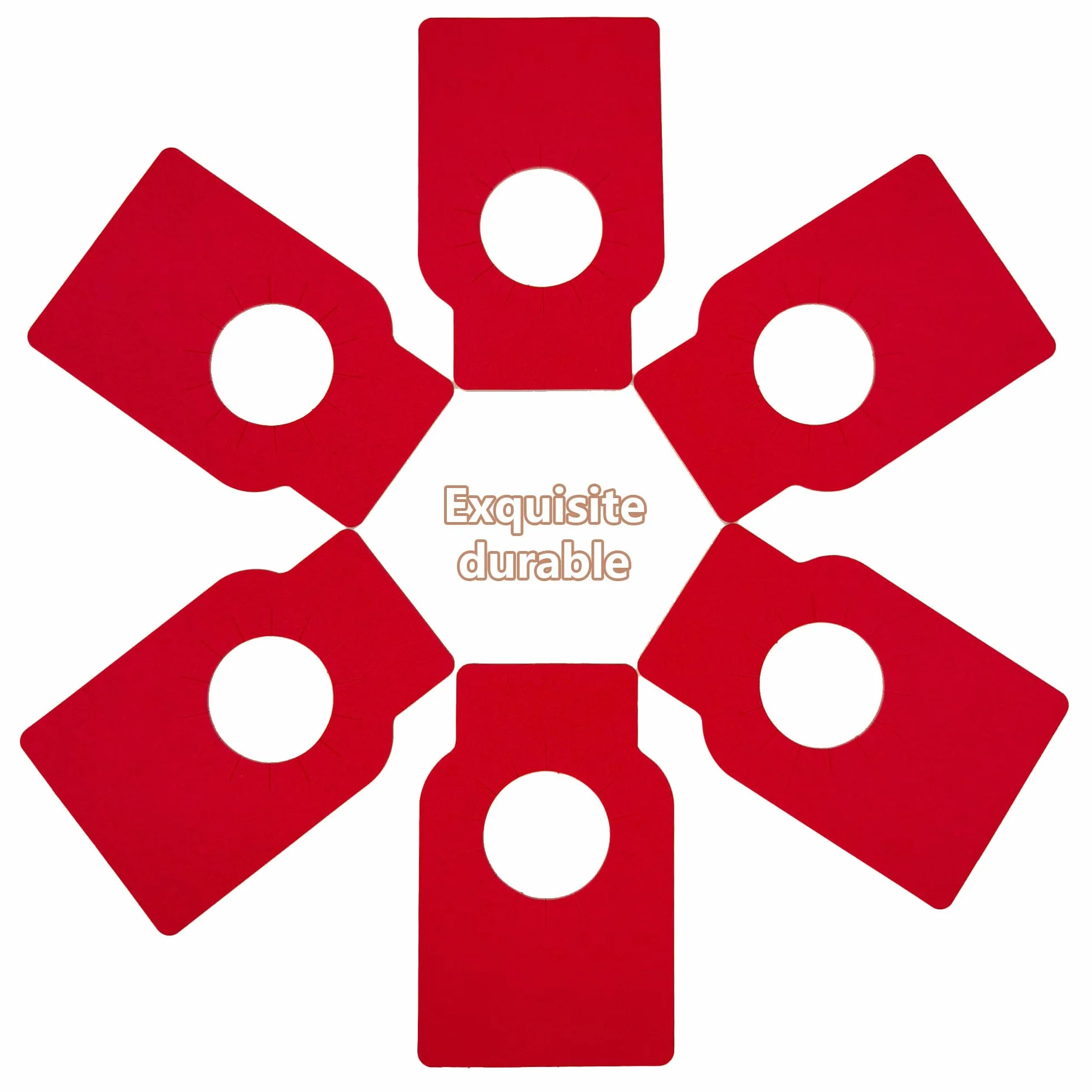 Etichette della Bottiglia di Vino Etichette della Cantina Etichette Kraft Etichette per Bottiglie Etichetta per Collo di Bottiglia per Portabottiglie E Cantine Contrassegnare (Rosso)