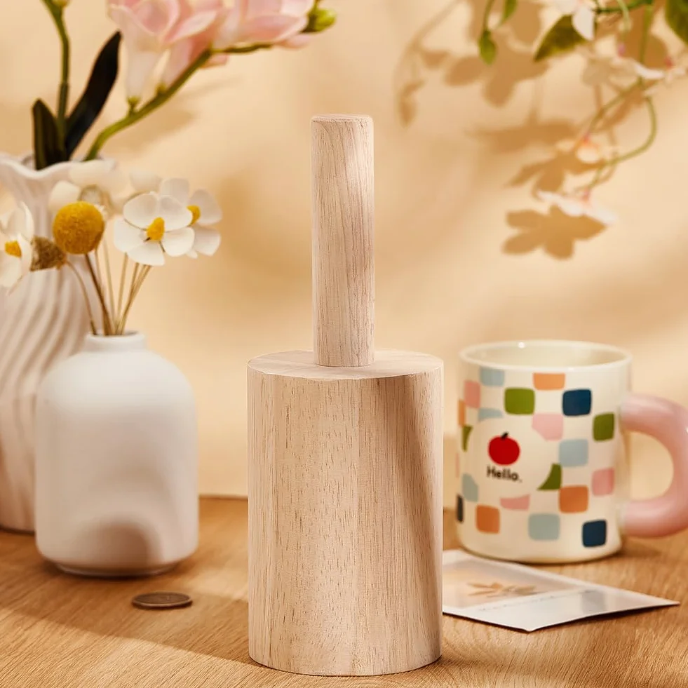 BENECREAT Stampi per Ceramica da 220x80 mm Set in Legno per Tazze